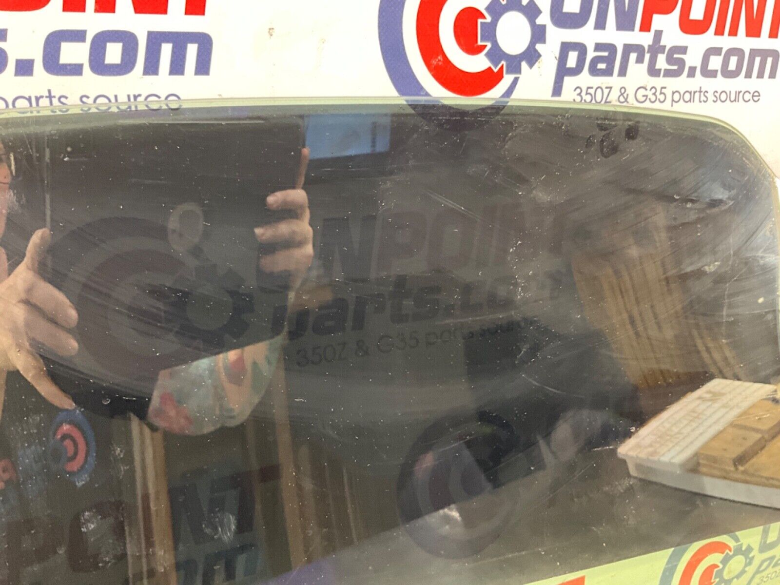 2014 Nissan Z34 370Z Driver Left Tinted Door Window Glass OEM 14BILE1 - On Point Parts Inc