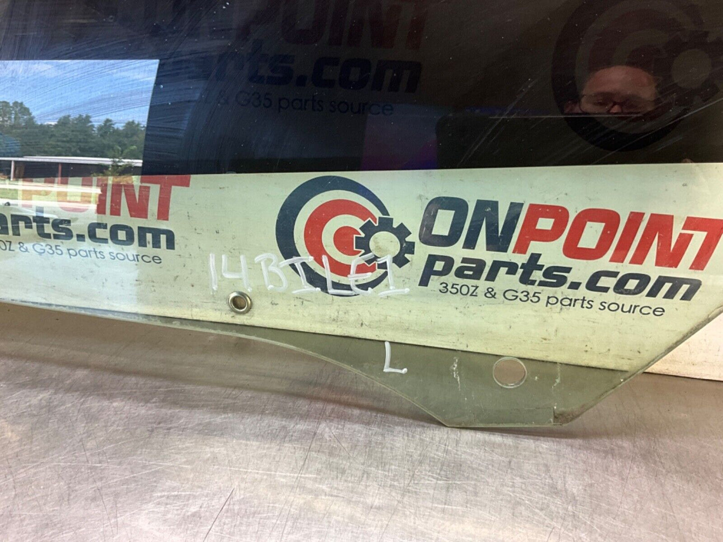 2014 Nissan Z34 370Z Driver Left Tinted Door Window Glass OEM 14BILE1 - On Point Parts Inc