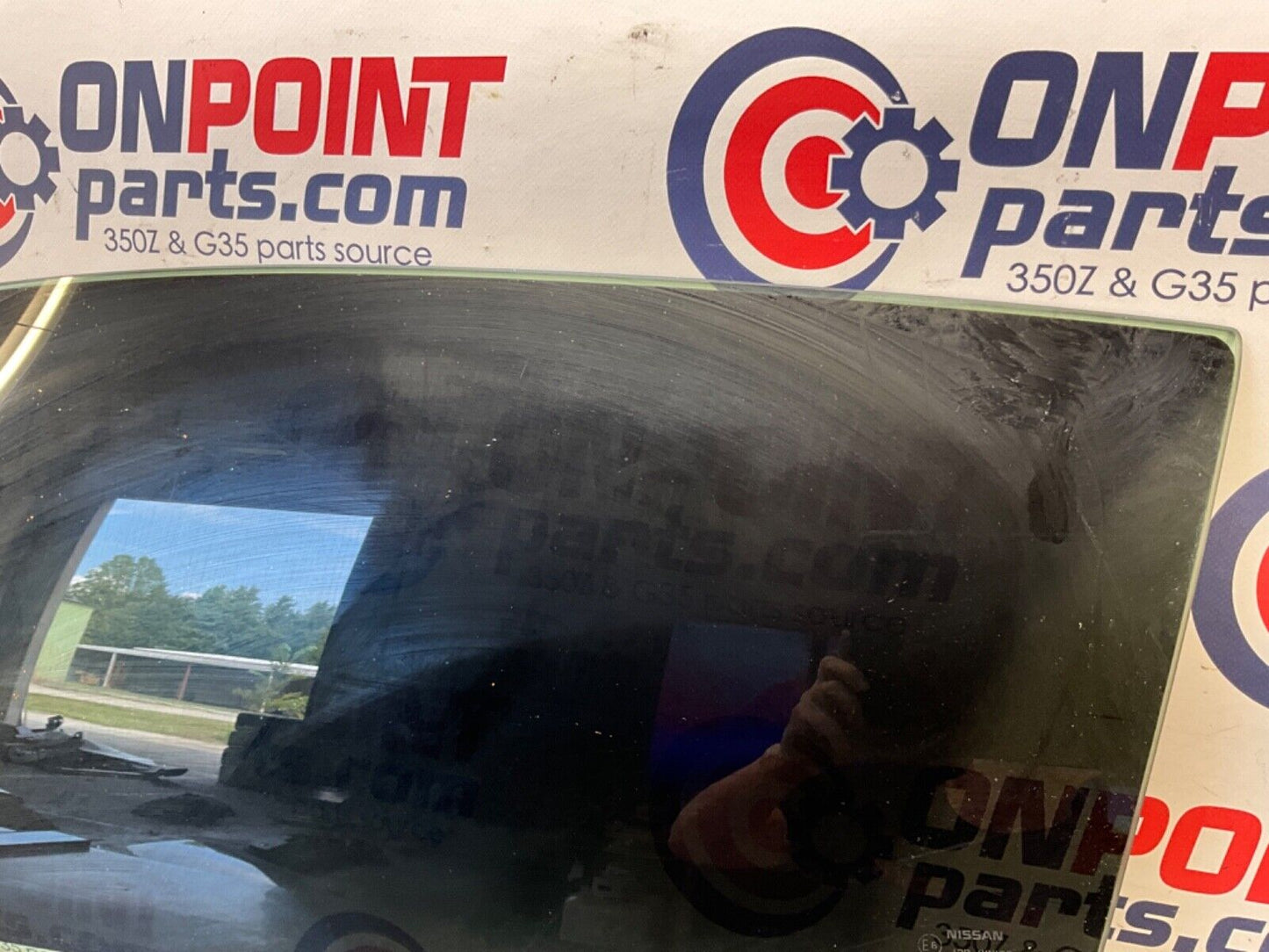 2014 Nissan Z34 370Z Driver Left Tinted Door Window Glass OEM 14BILE1 - On Point Parts Inc