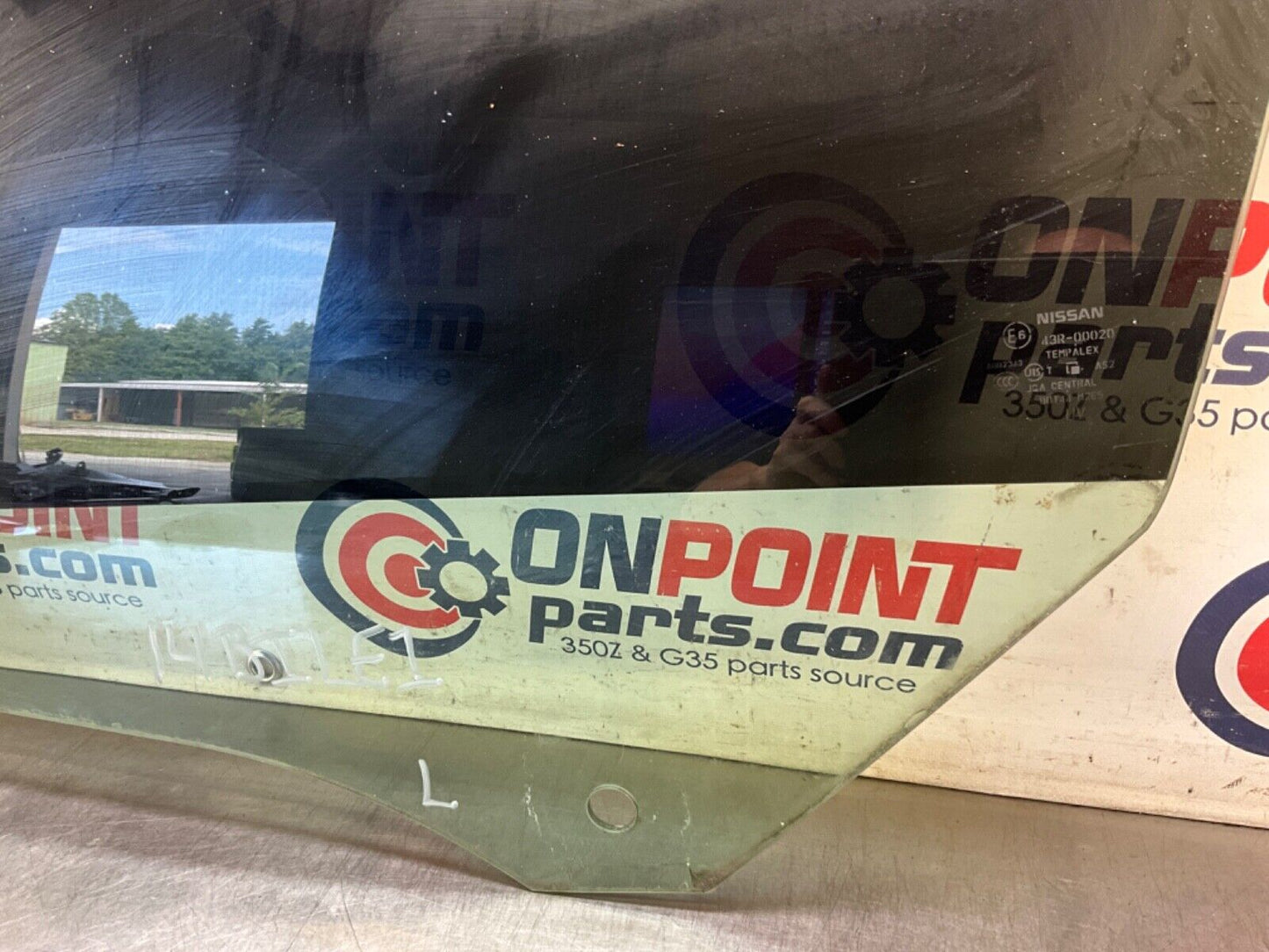 2014 Nissan Z34 370Z Driver Left Tinted Door Window Glass OEM 14BILE1 - On Point Parts Inc