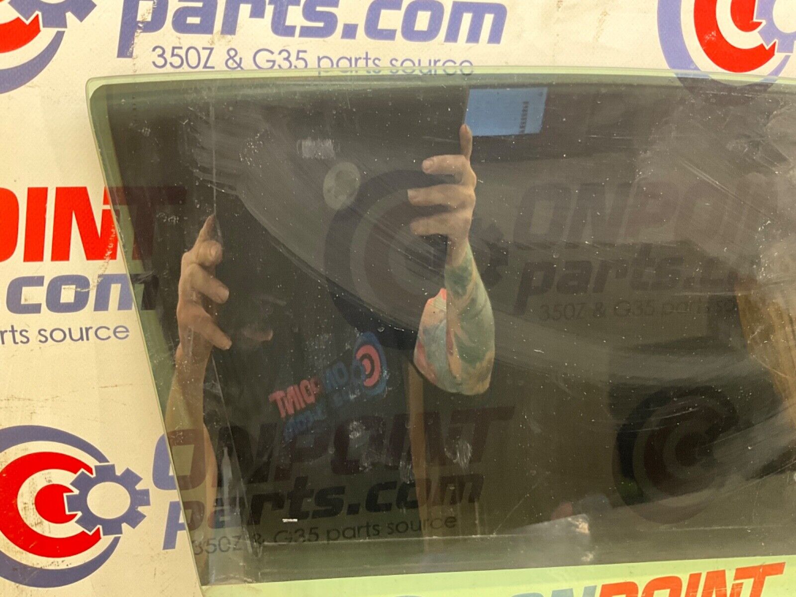 2014 Nissan Z34 370Z Driver Left Tinted Door Window Glass OEM 14BILE1 - On Point Parts Inc