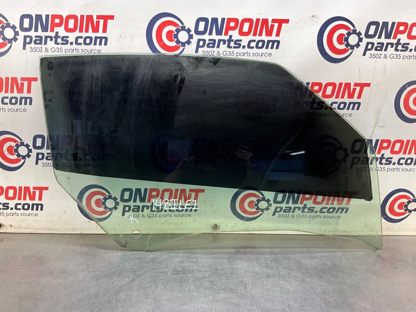 2014 Nissan Z34 370Z Passenger Right Tinted Door Window Glass OEM 14BILE1 - On Point Parts Inc
