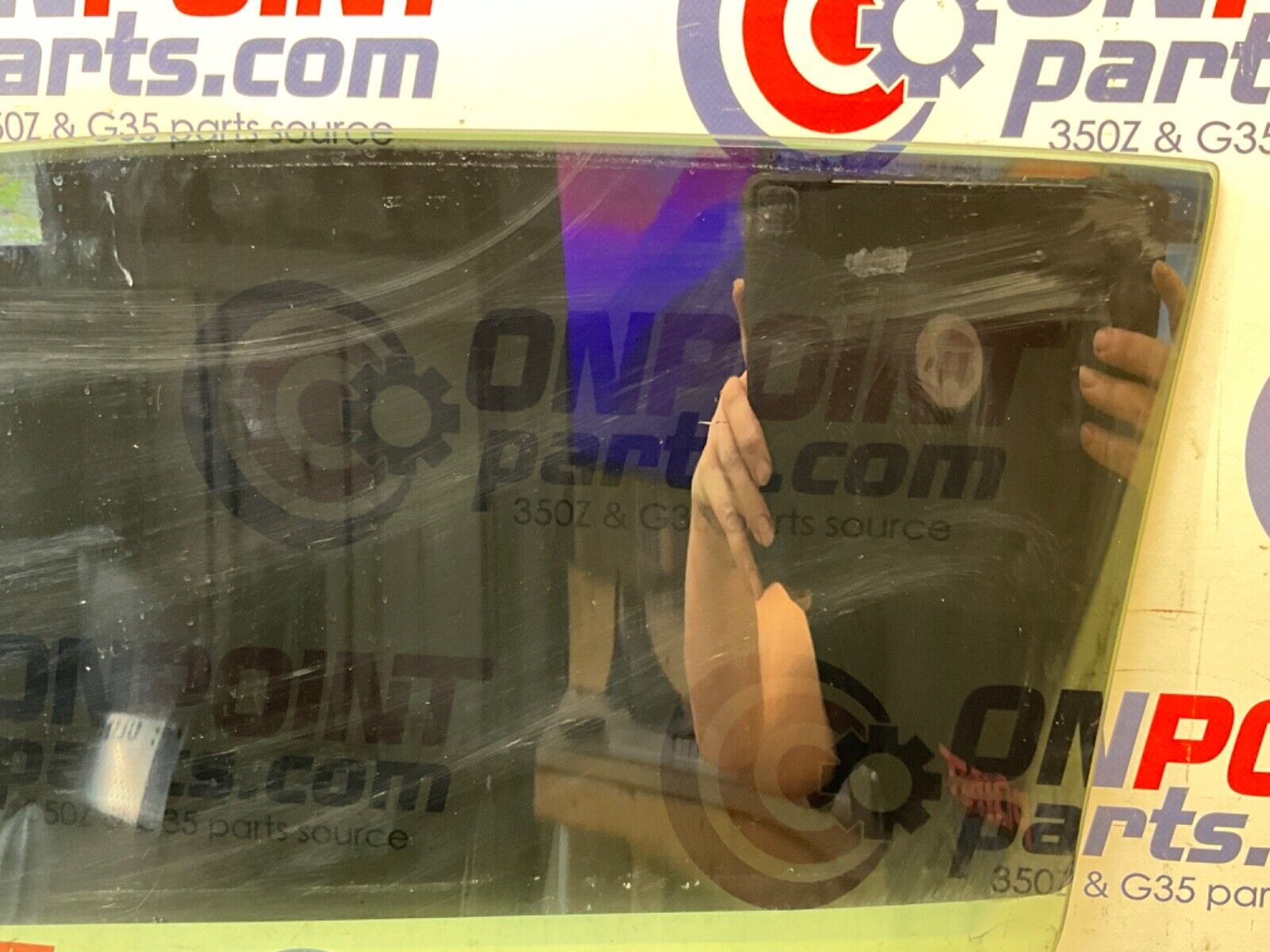 2014 Nissan Z34 370Z Passenger Right Tinted Door Window Glass OEM 14BILE1 - On Point Parts Inc