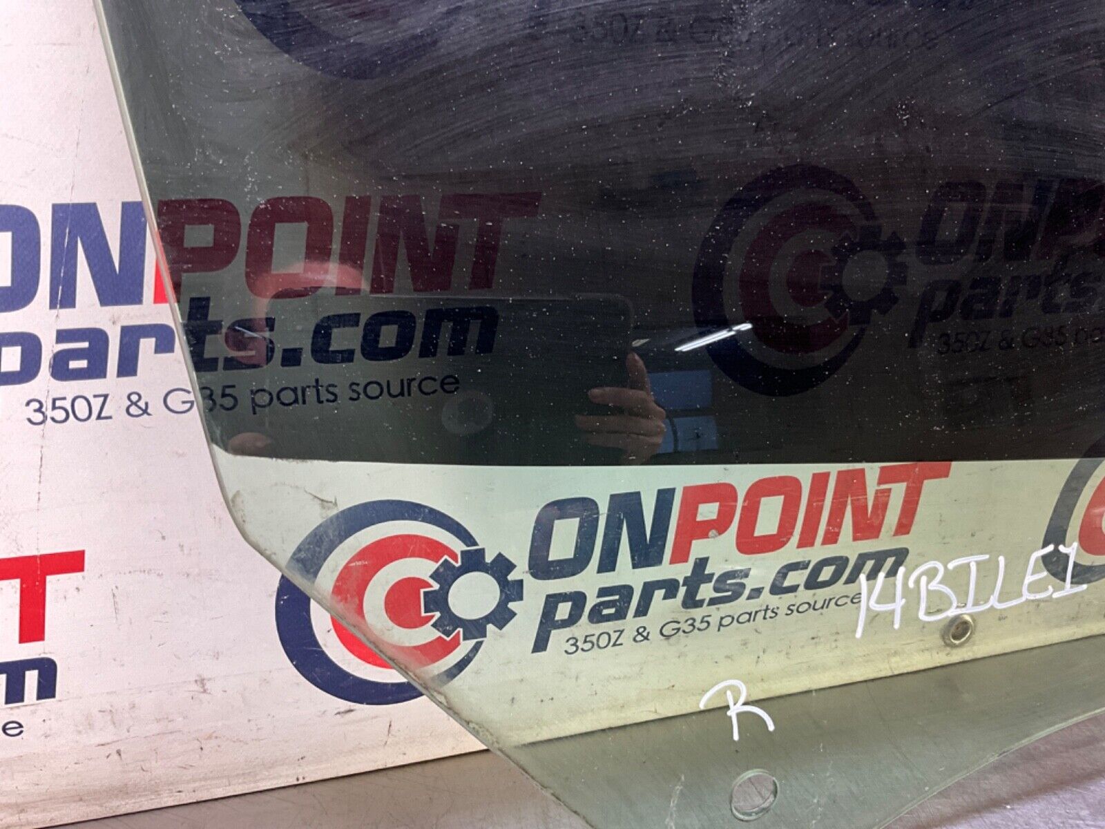 2014 Nissan Z34 370Z Passenger Right Tinted Door Window Glass OEM 14BILE1 - On Point Parts Inc
