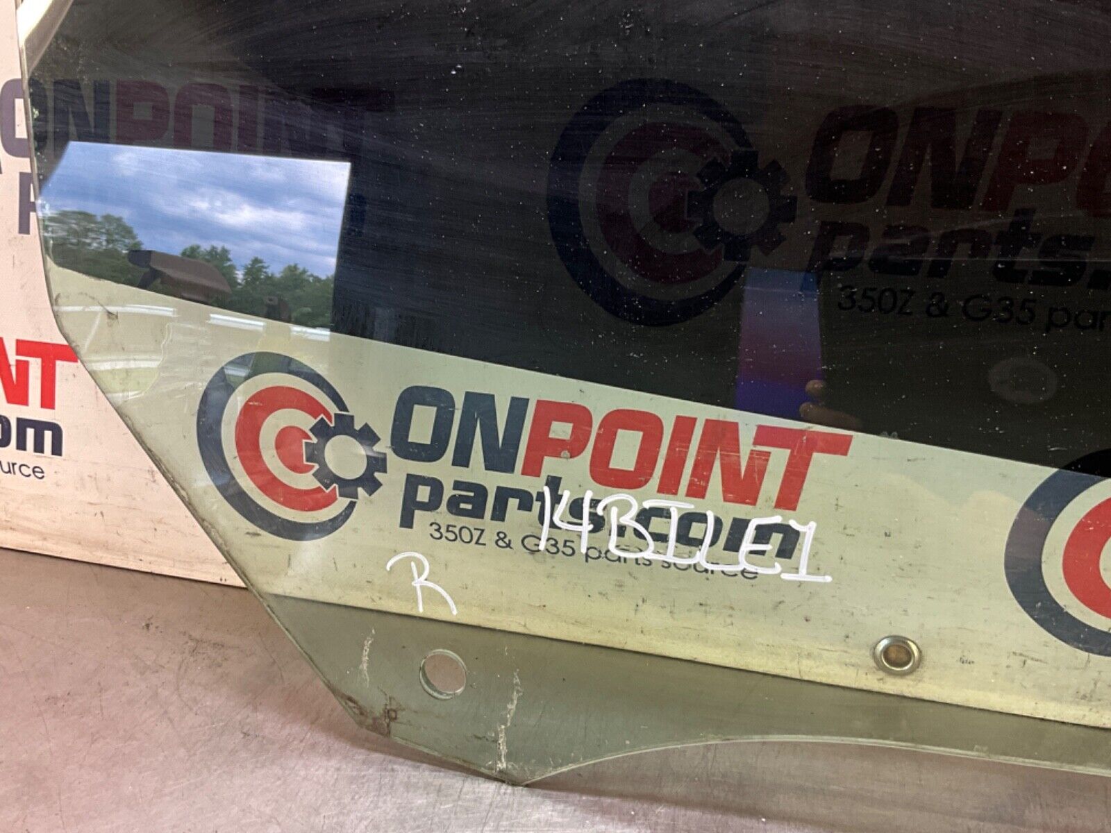 2014 Nissan Z34 370Z Passenger Right Tinted Door Window Glass OEM 14BILE1 - On Point Parts Inc