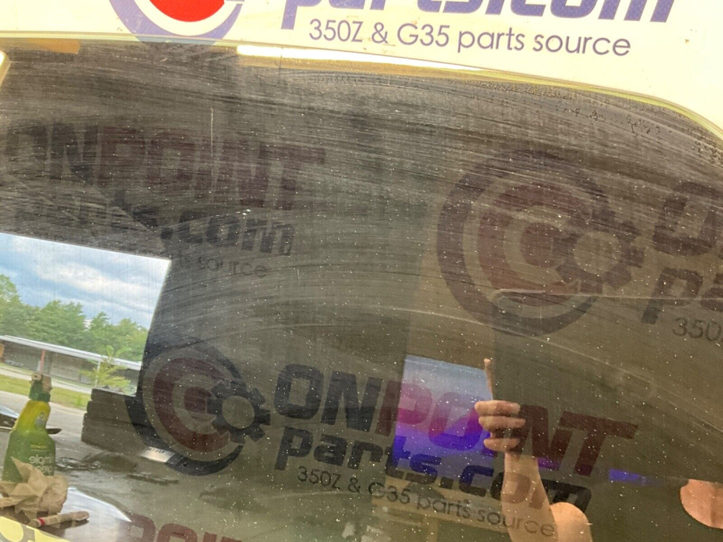 2014 Nissan Z34 370Z Passenger Right Tinted Door Window Glass OEM 14BILE1 - On Point Parts Inc