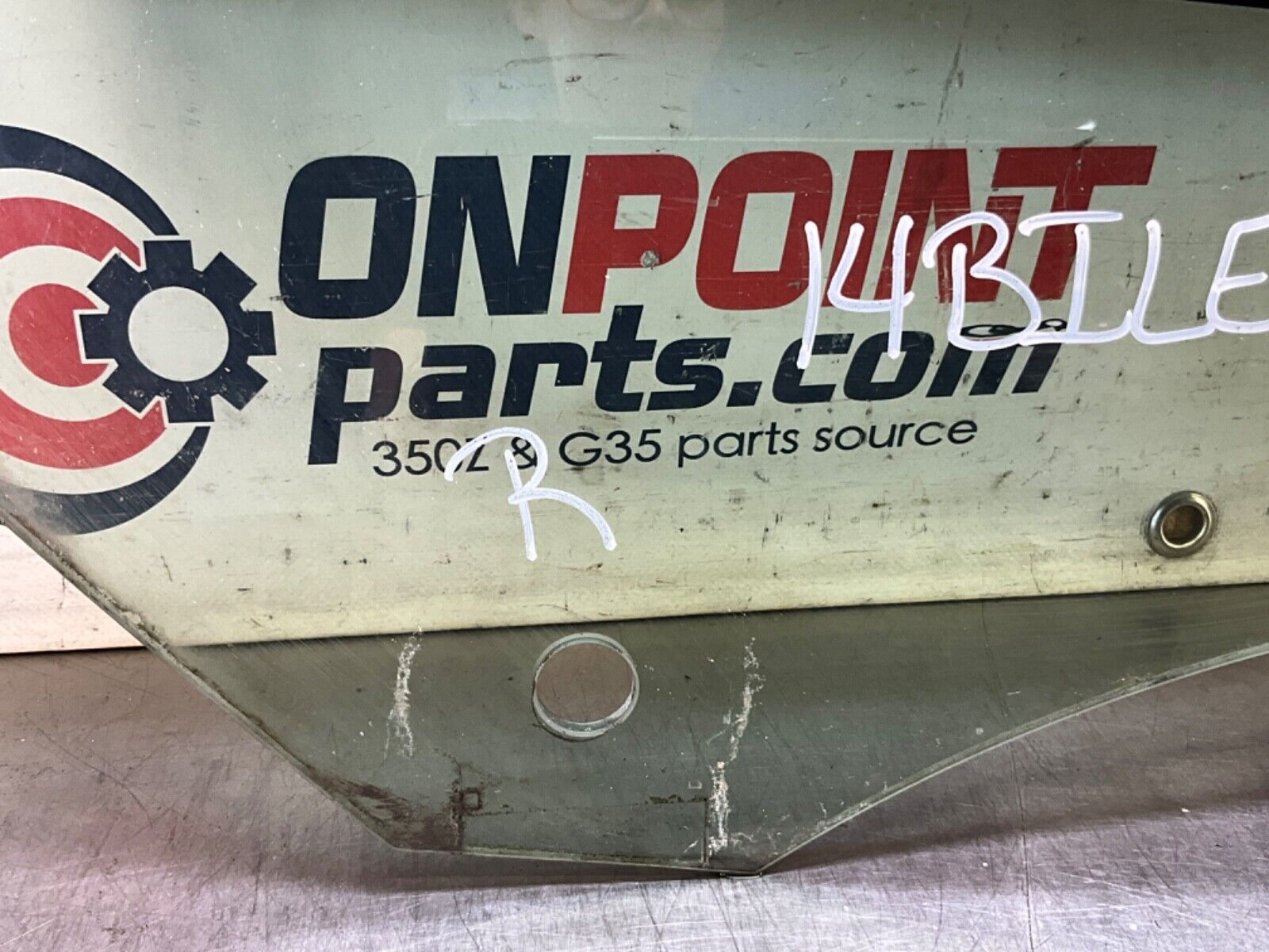 2014 Nissan Z34 370Z Passenger Right Tinted Door Window Glass OEM 14BILE1 - On Point Parts Inc