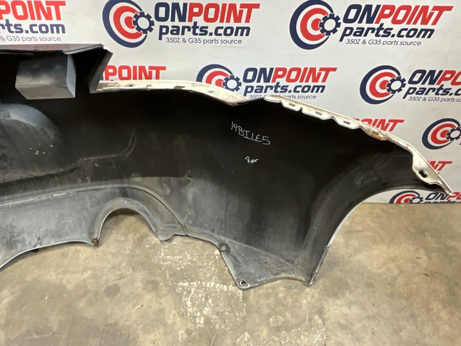 2014 Nissan Z34 370Z Rear Bumper Cover OEM 14BILE5 - On Point Parts Inc