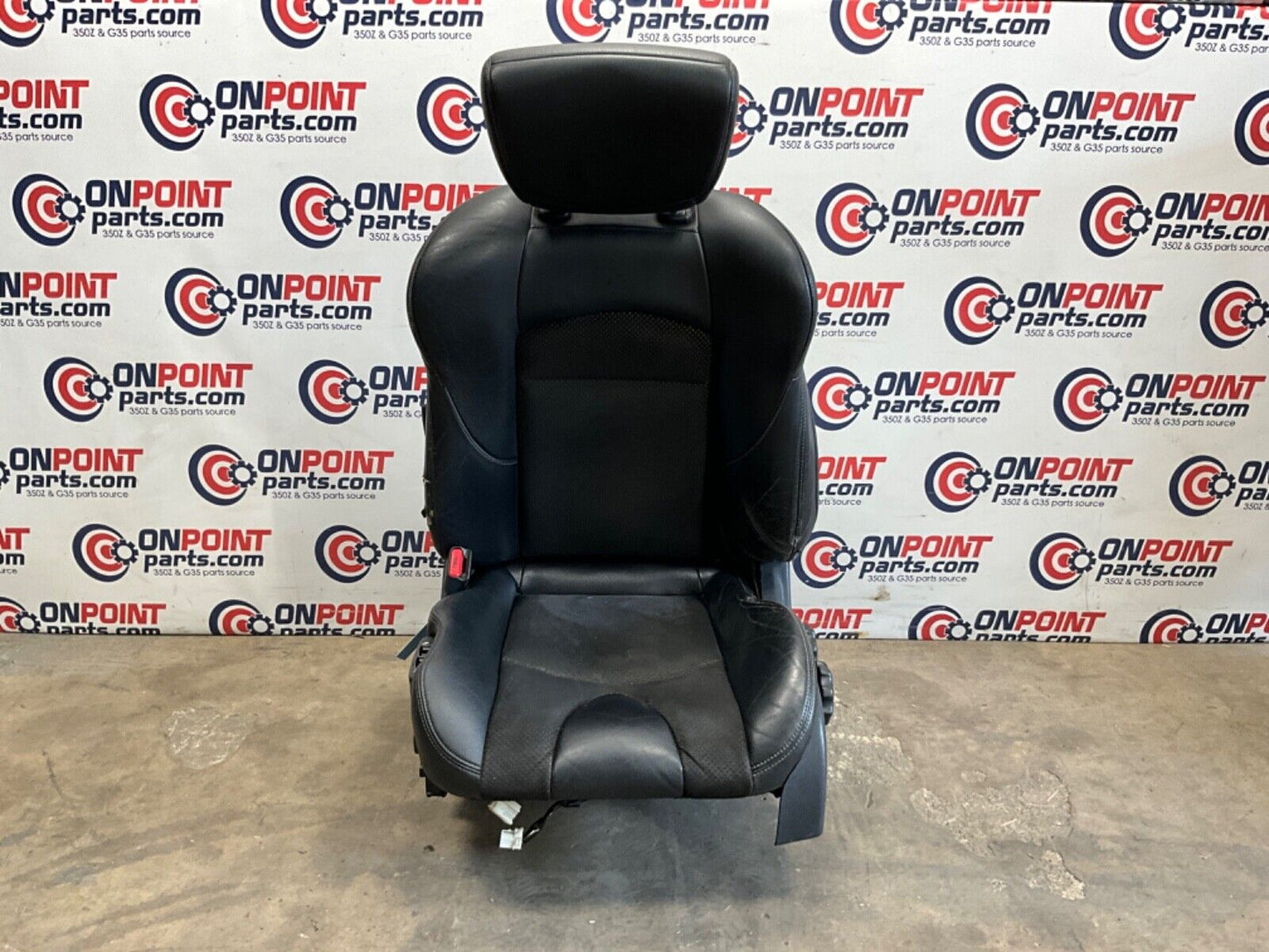 2014 Nissan Z34 370Z Driver Left Power Leather Suede Heated Seat OEM 14BILE9 - On Point Parts Inc