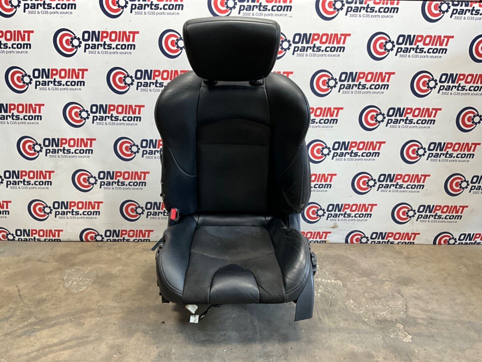 2014 Nissan Z34 370Z Driver Left Power Leather Suede Heated Seat OEM 14BILE9 - On Point Parts Inc