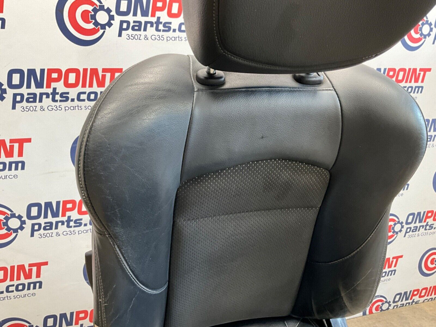 2014 Nissan Z34 370Z Driver Left Power Leather Suede Heated Seat OEM 14BILE9 - On Point Parts Inc