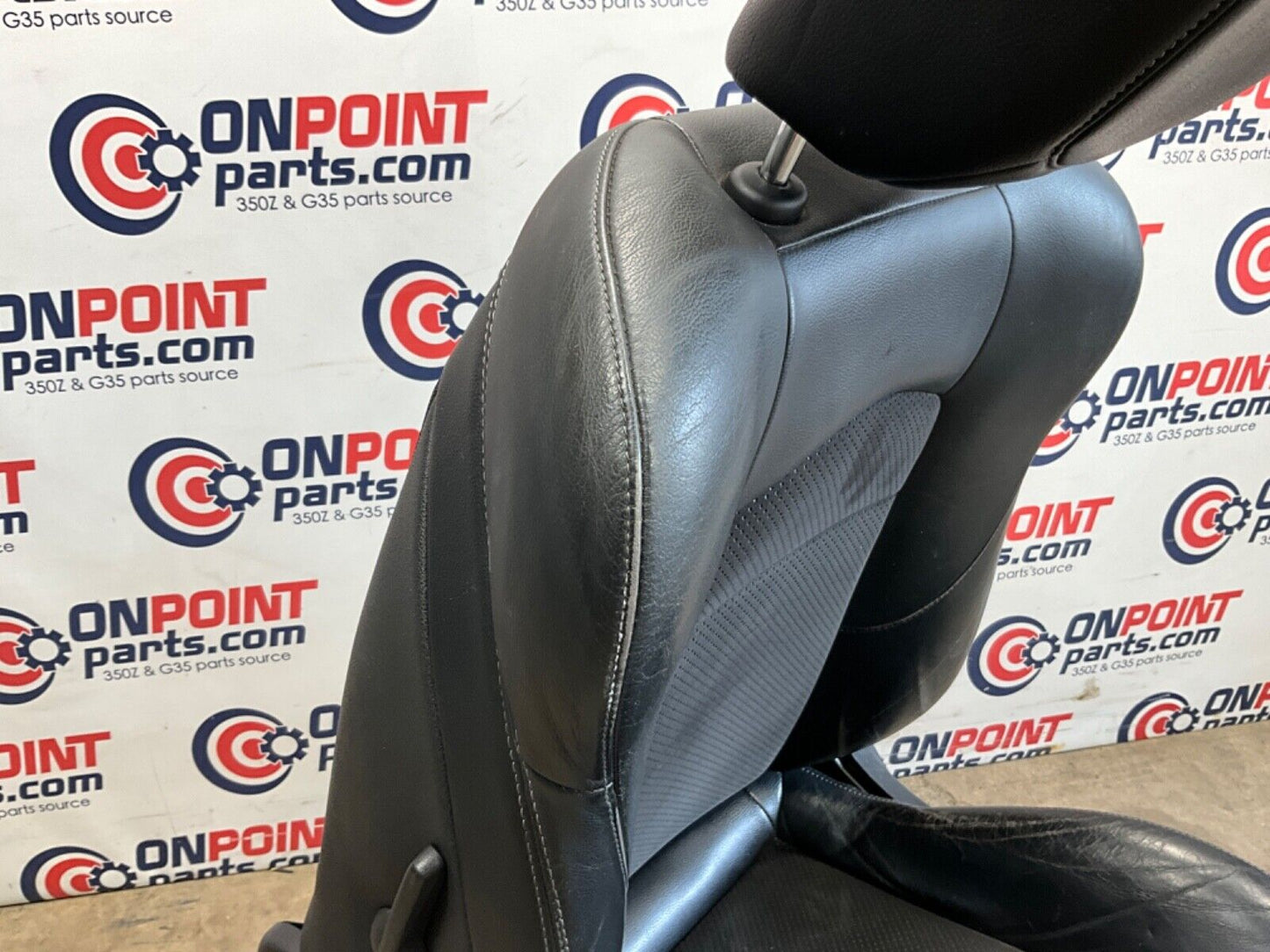 2014 Nissan Z34 370Z Driver Left Power Leather Suede Heated Seat OEM 14BILE9 - On Point Parts Inc