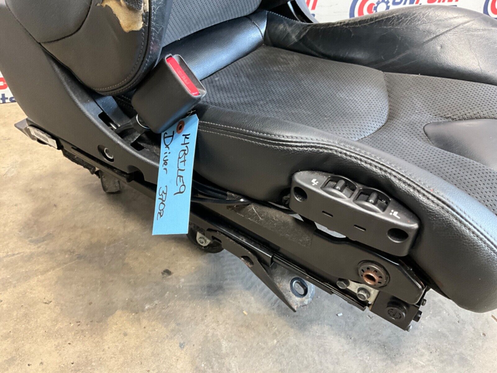 2014 Nissan Z34 370Z Driver Left Power Leather Suede Heated Seat OEM 14BILE9 - On Point Parts Inc