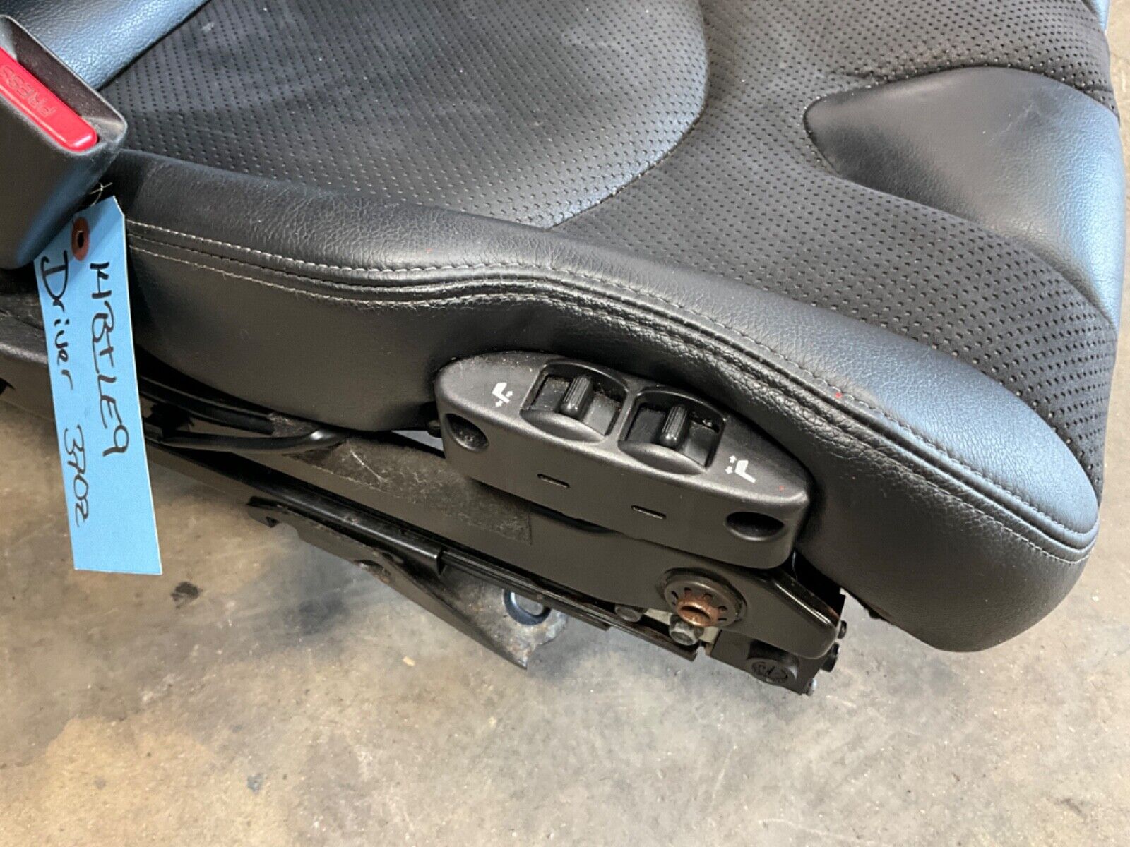 2014 Nissan Z34 370Z Driver Left Power Leather Suede Heated Seat OEM 14BILE9 - On Point Parts Inc