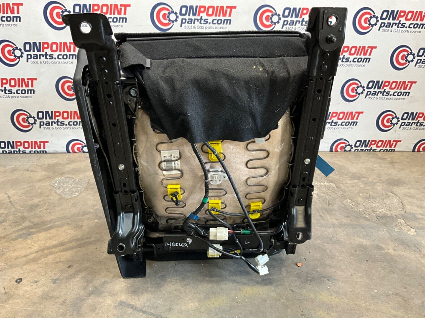2014 Nissan Z34 370Z Driver Left Power Leather Suede Heated Seat OEM 14BILE9 - On Point Parts Inc
