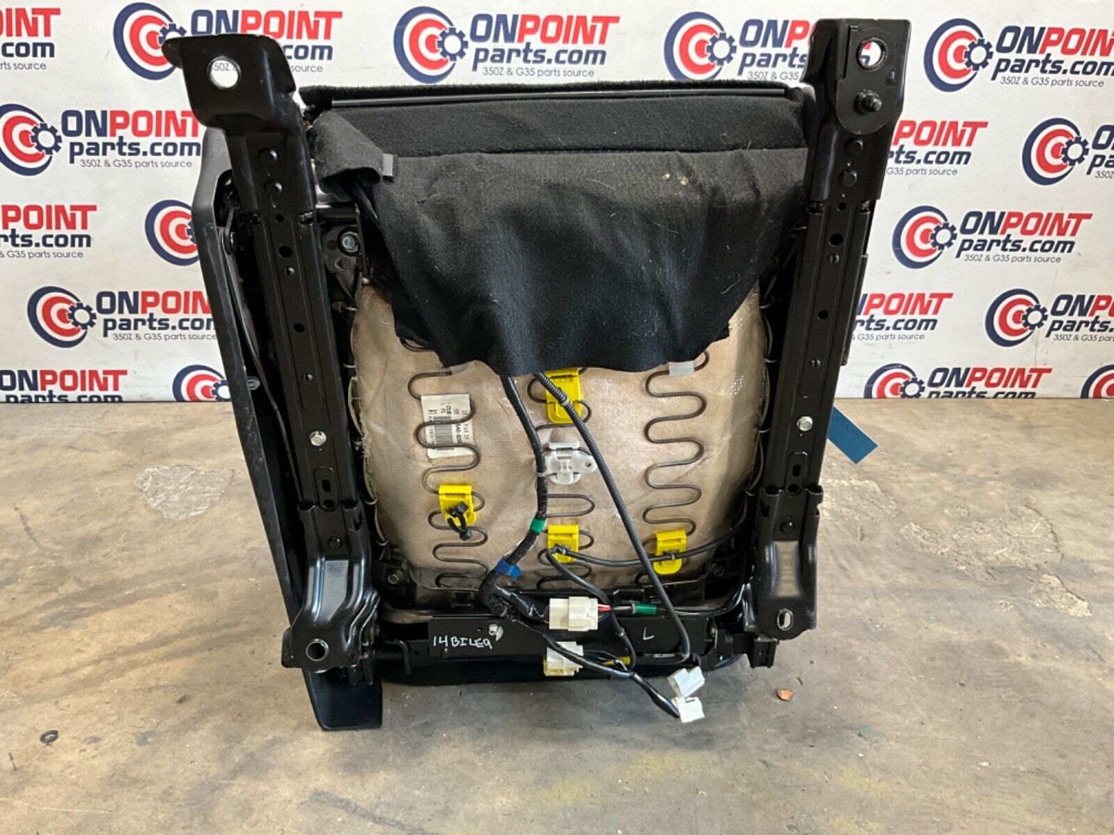 2014 Nissan Z34 370Z Driver Left Power Leather Suede Heated Seat OEM 14BILE9 - On Point Parts Inc