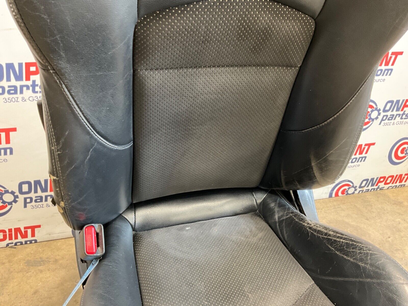 2014 Nissan Z34 370Z Driver Left Power Leather Suede Heated Seat OEM 14BILE9 - On Point Parts Inc
