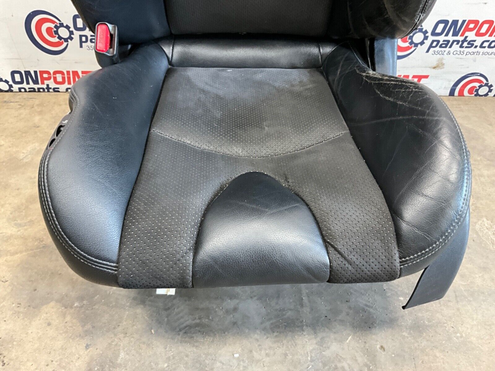 2014 Nissan Z34 370Z Driver Left Power Leather Suede Heated Seat OEM 14BILE9 - On Point Parts Inc