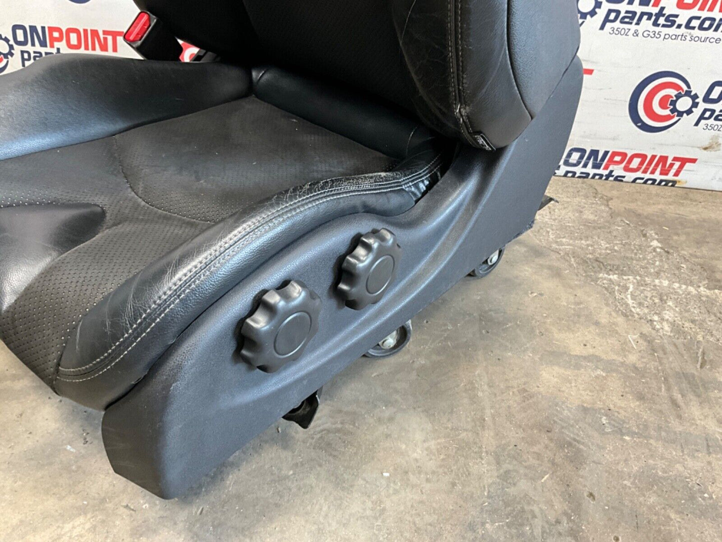 2014 Nissan Z34 370Z Driver Left Power Leather Suede Heated Seat OEM 14BILE9 - On Point Parts Inc