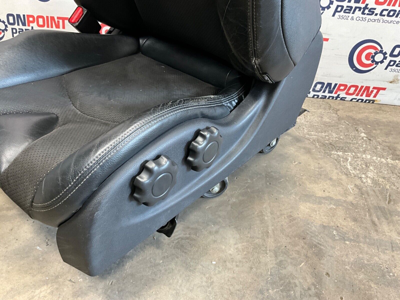 2014 Nissan Z34 370Z Driver Left Power Leather Suede Heated Seat OEM 14BILE9 - On Point Parts Inc