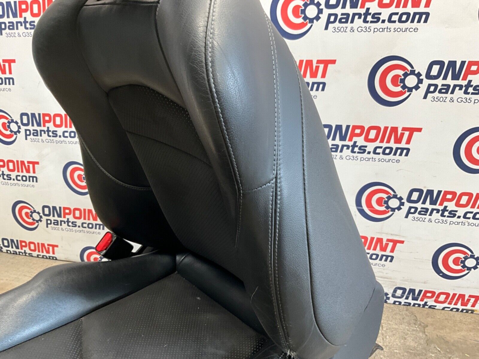 2014 Nissan Z34 370Z Driver Left Power Leather Suede Heated Seat OEM 14BILE9 - On Point Parts Inc