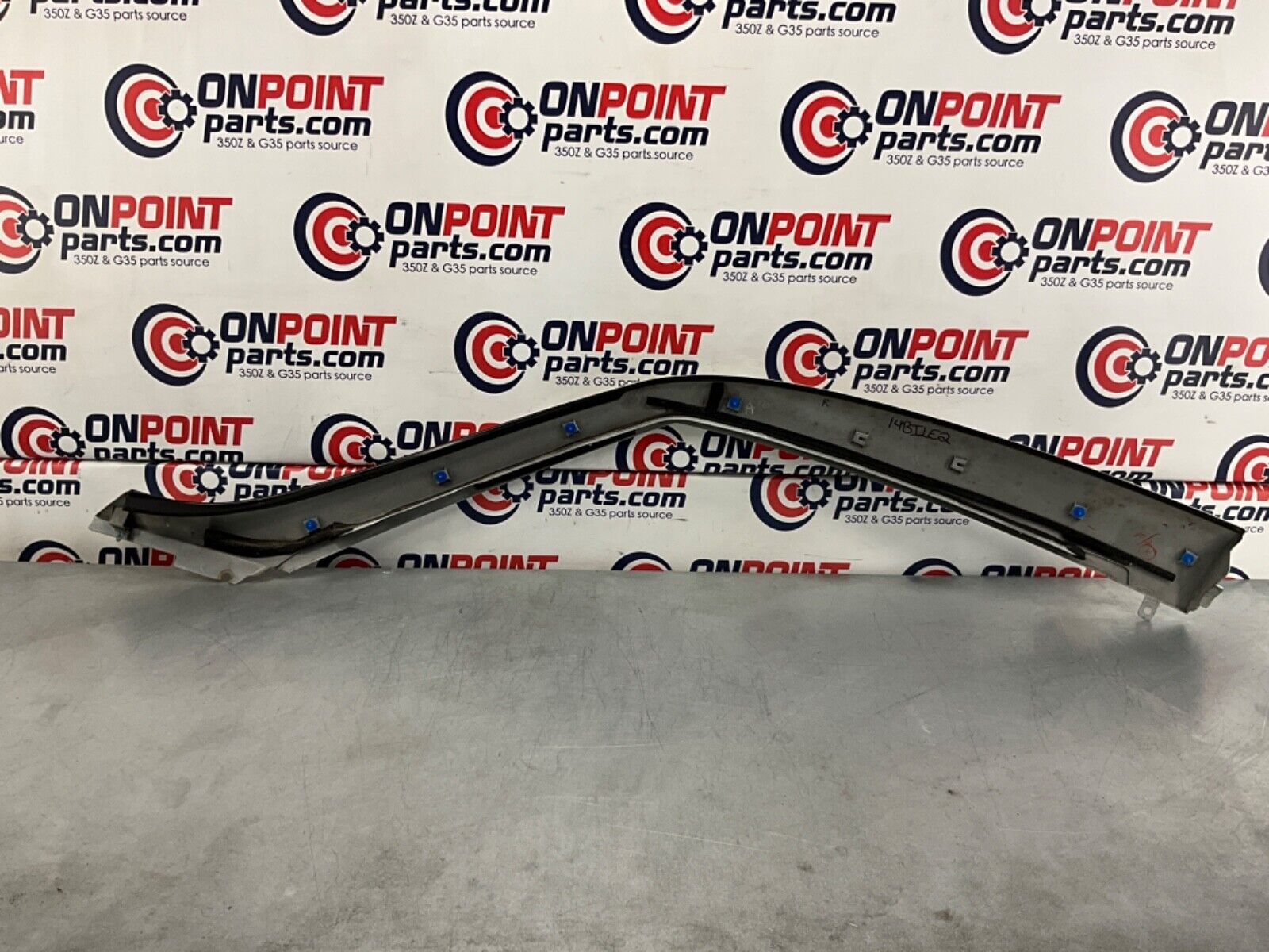 2014 Nissan Z34 370Z Passenger Right Exterior A Pillar Trim 76836 OEM 14BILE2 - On Point Parts Inc