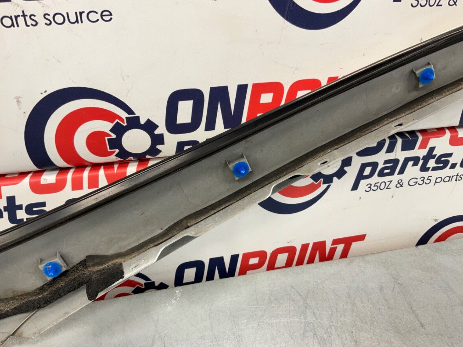 2014 Nissan Z34 370Z Passenger Right Exterior A Pillar Trim 76836 OEM 14BILE2 - On Point Parts Inc