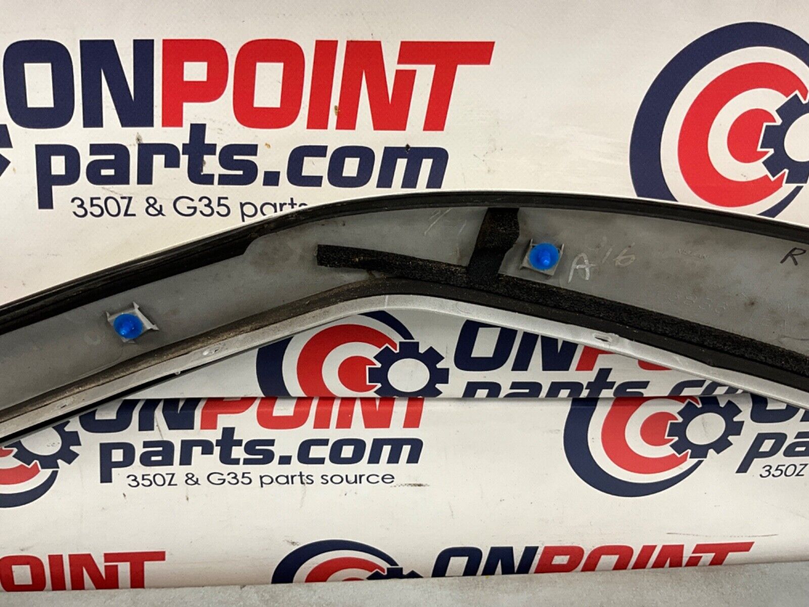 2014 Nissan Z34 370Z Passenger Right Exterior A Pillar Trim 76836 OEM 14BILE2 - On Point Parts Inc