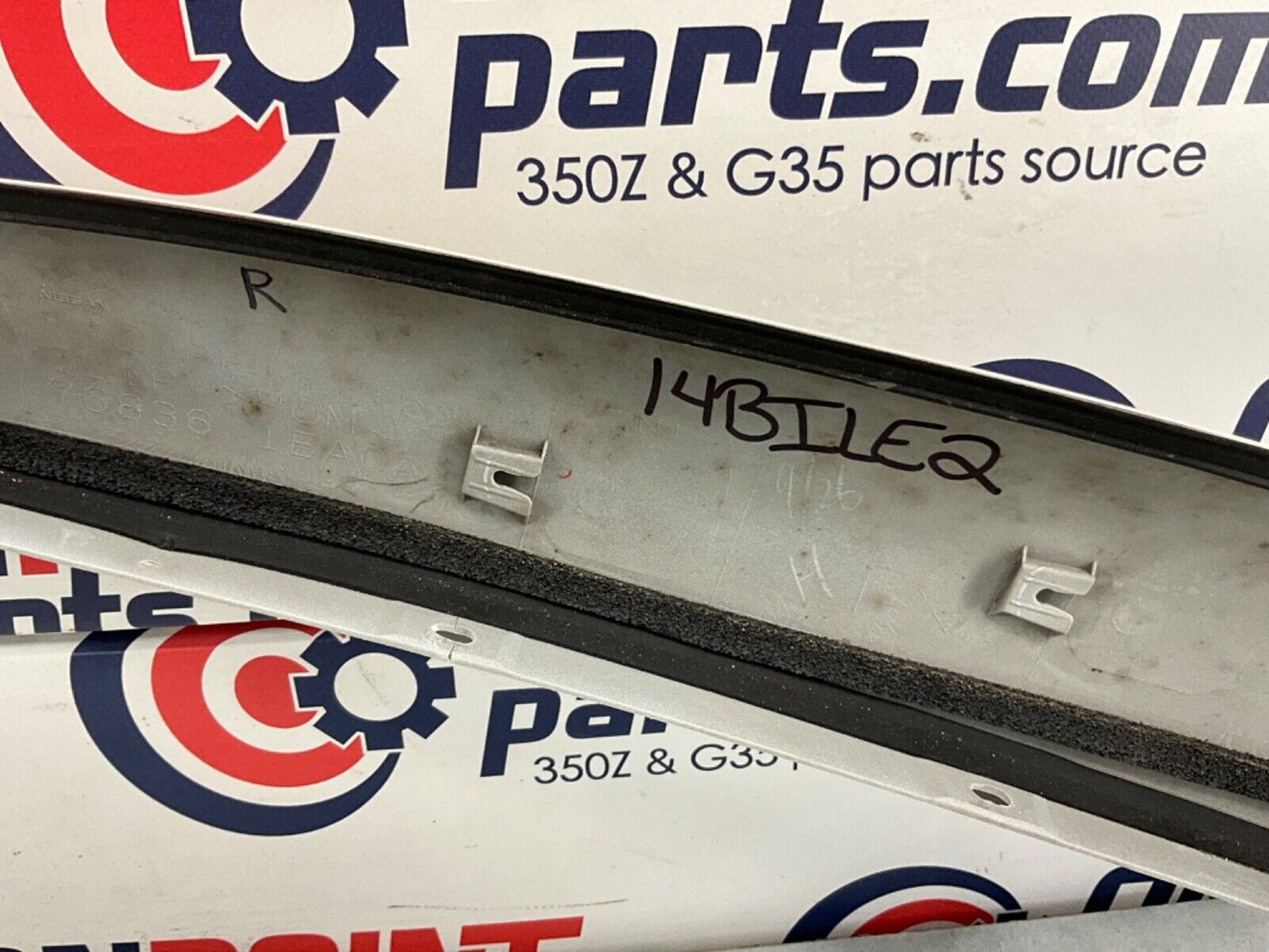 2014 Nissan Z34 370Z Passenger Right Exterior A Pillar Trim 76836 OEM 14BILE2 - On Point Parts Inc