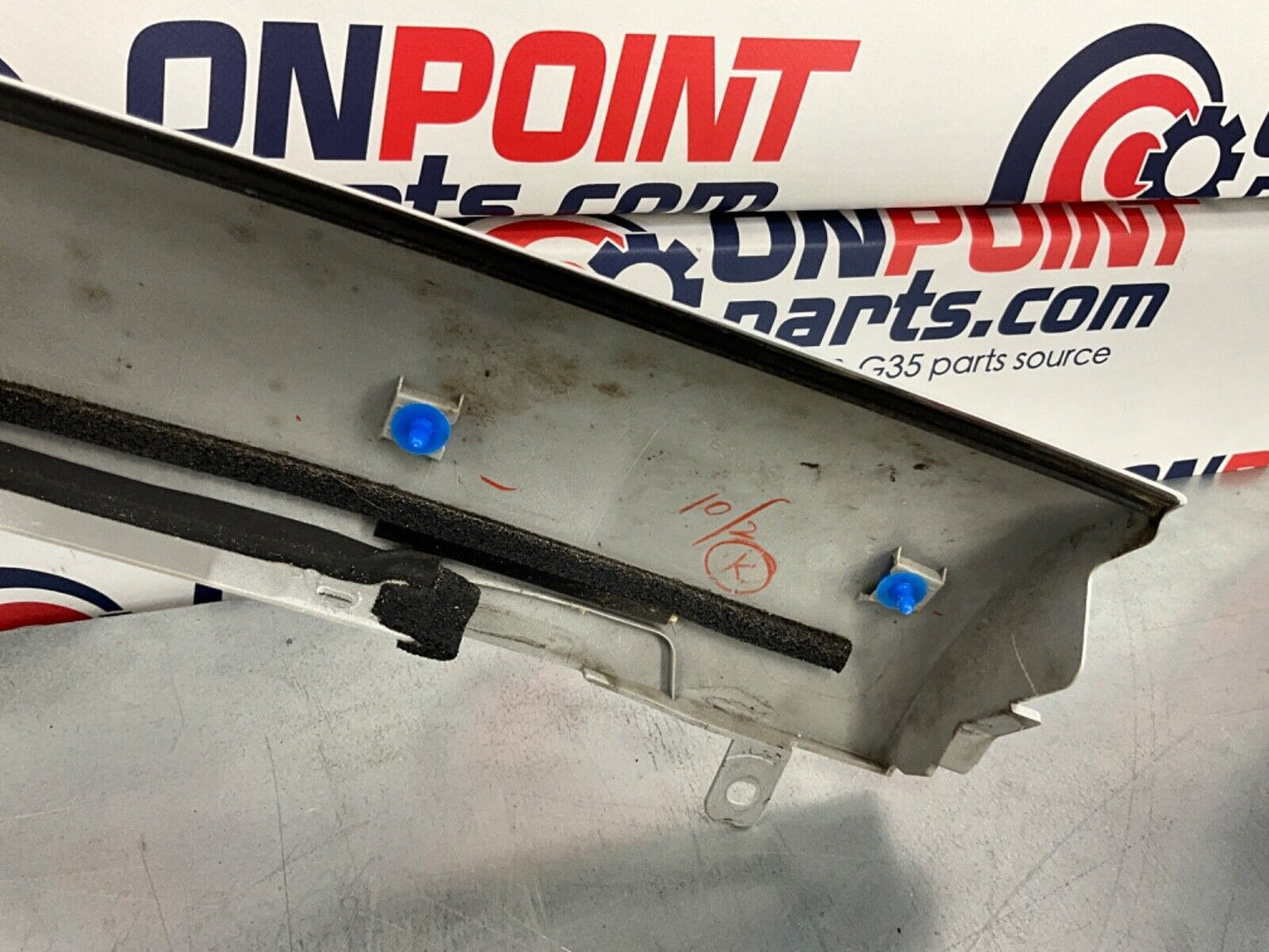 2014 Nissan Z34 370Z Passenger Right Exterior A Pillar Trim 76836 OEM 14BILE2 - On Point Parts Inc