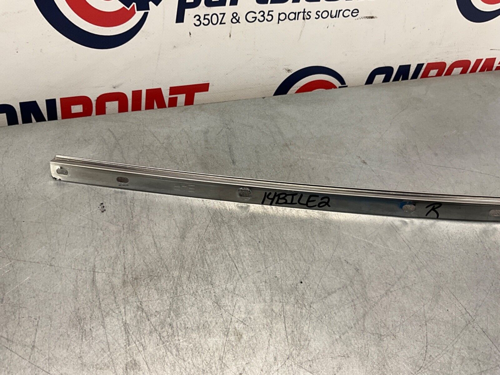 2014 Nissan Z34 370Z Passenger Right A Pillar Weatherstrip Retainer OEM 14BILE2 - On Point Parts Inc