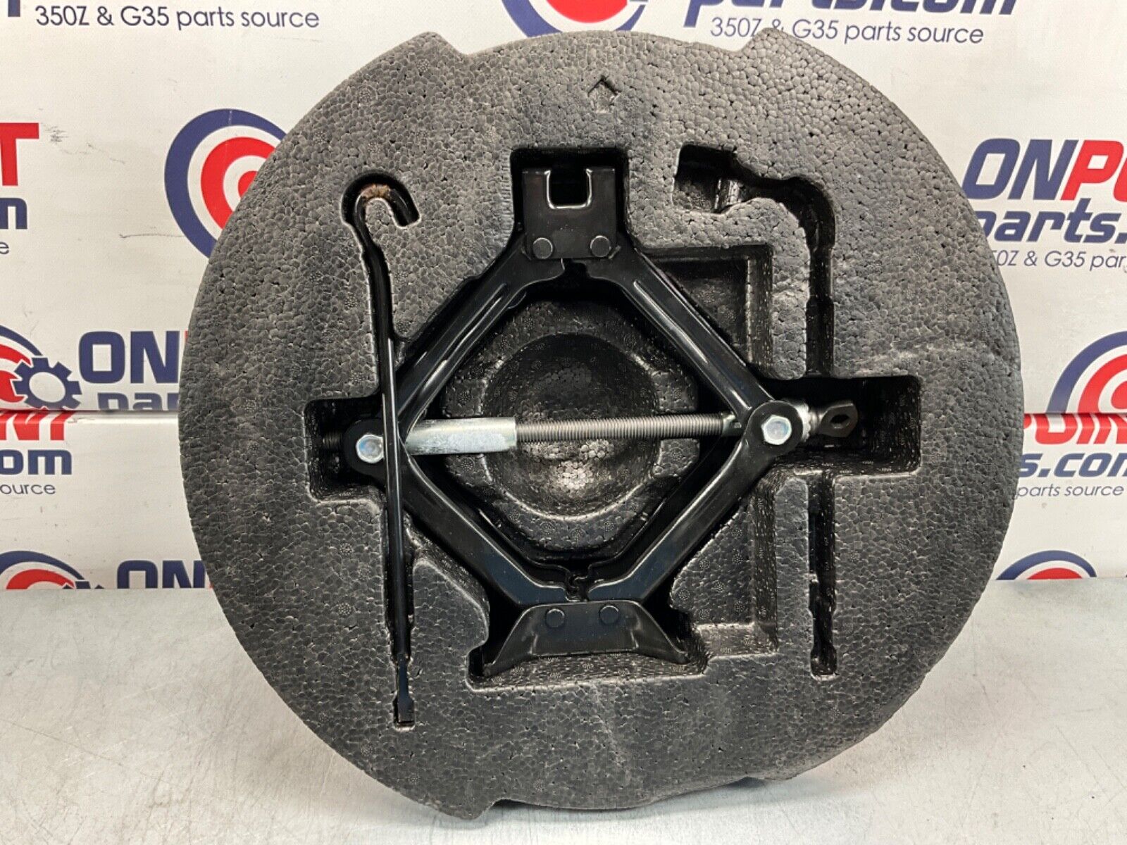 2014 Nissan Z34 370Z Rear Trunk Floor Spare Tire Spacer Jack OEM 14BILE3 - On Point Parts Inc