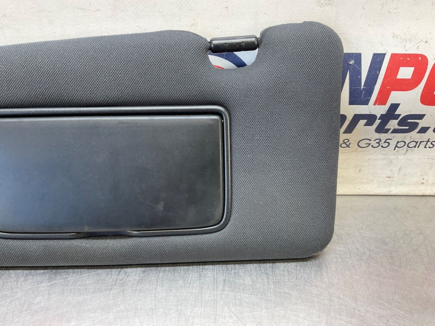 2014 Nissan Z34 370Z Driver Left SunVisor with Mirror  OEM 14BILEA - On Point Parts Inc