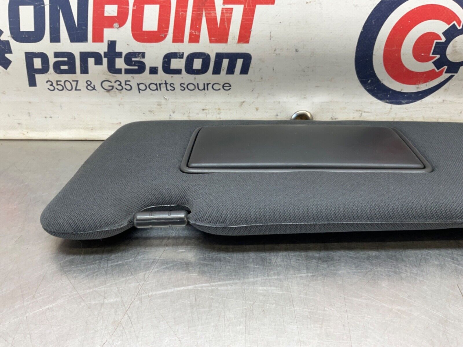 2014 Nissan Z34 370Z Driver Left SunVisor with Mirror  OEM 14BILEA - On Point Parts Inc