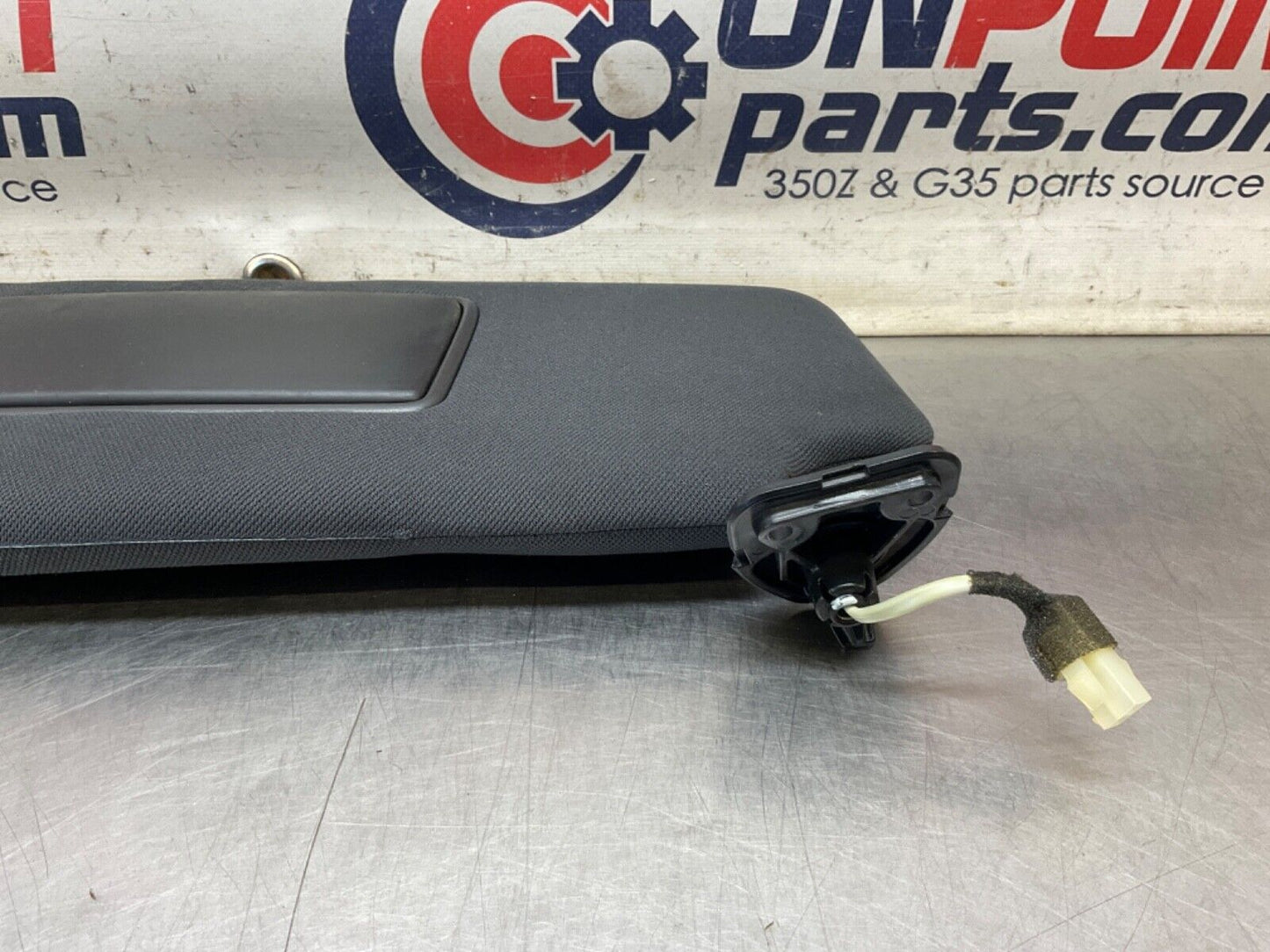 2014 Nissan Z34 370Z Driver Left SunVisor with Mirror  OEM 14BILEA - On Point Parts Inc