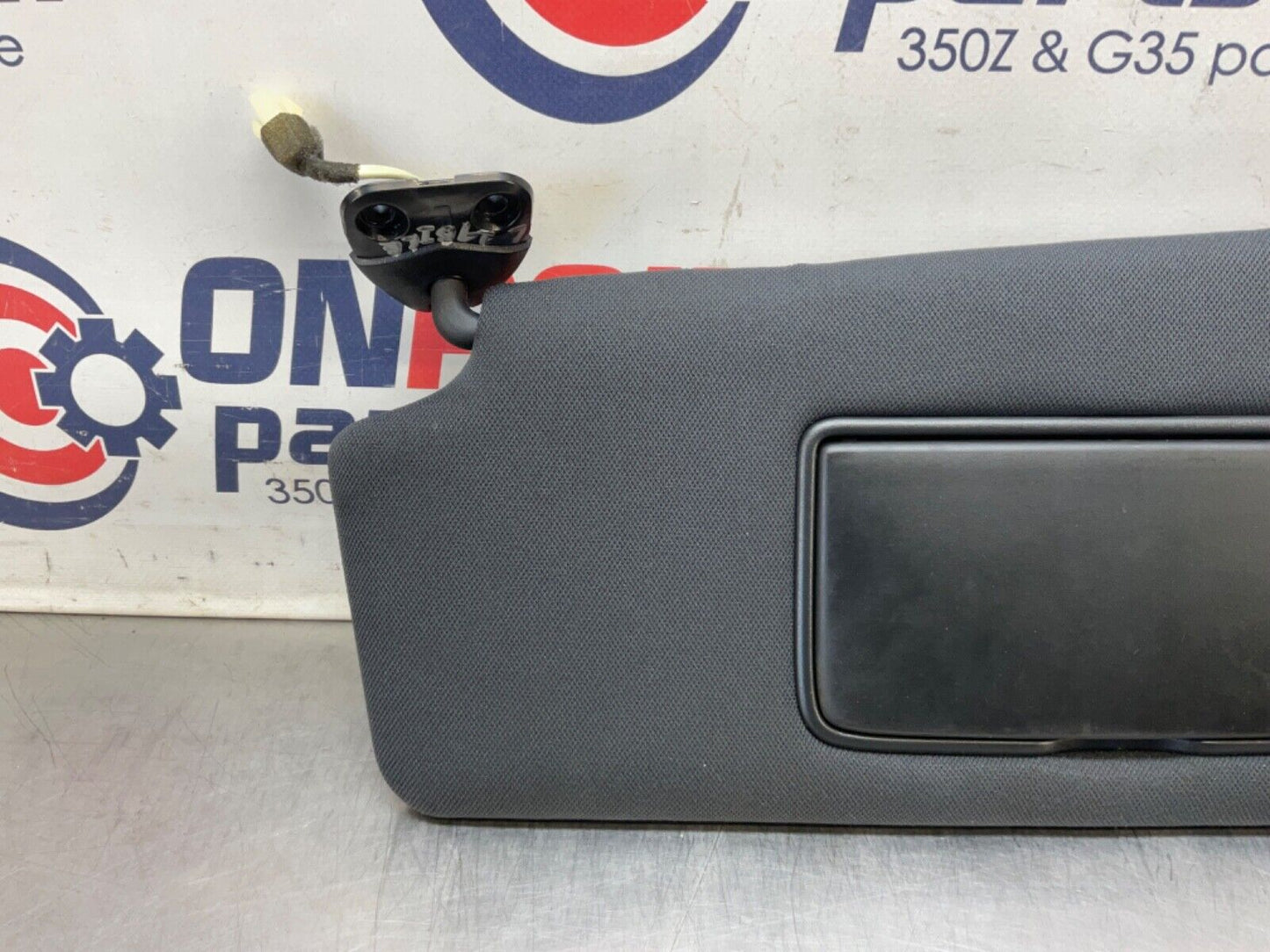 2014 Nissan Z34 370Z Driver Left SunVisor with Mirror  OEM 14BILEA - On Point Parts Inc