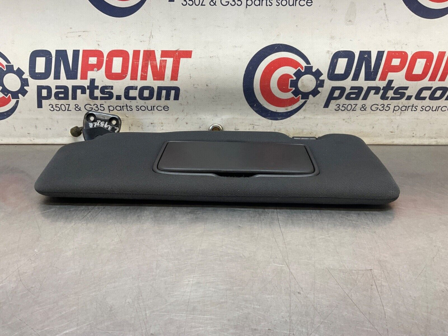 2014 Nissan Z34 370Z Driver Left SunVisor with Mirror  OEM 14BILEA - On Point Parts Inc