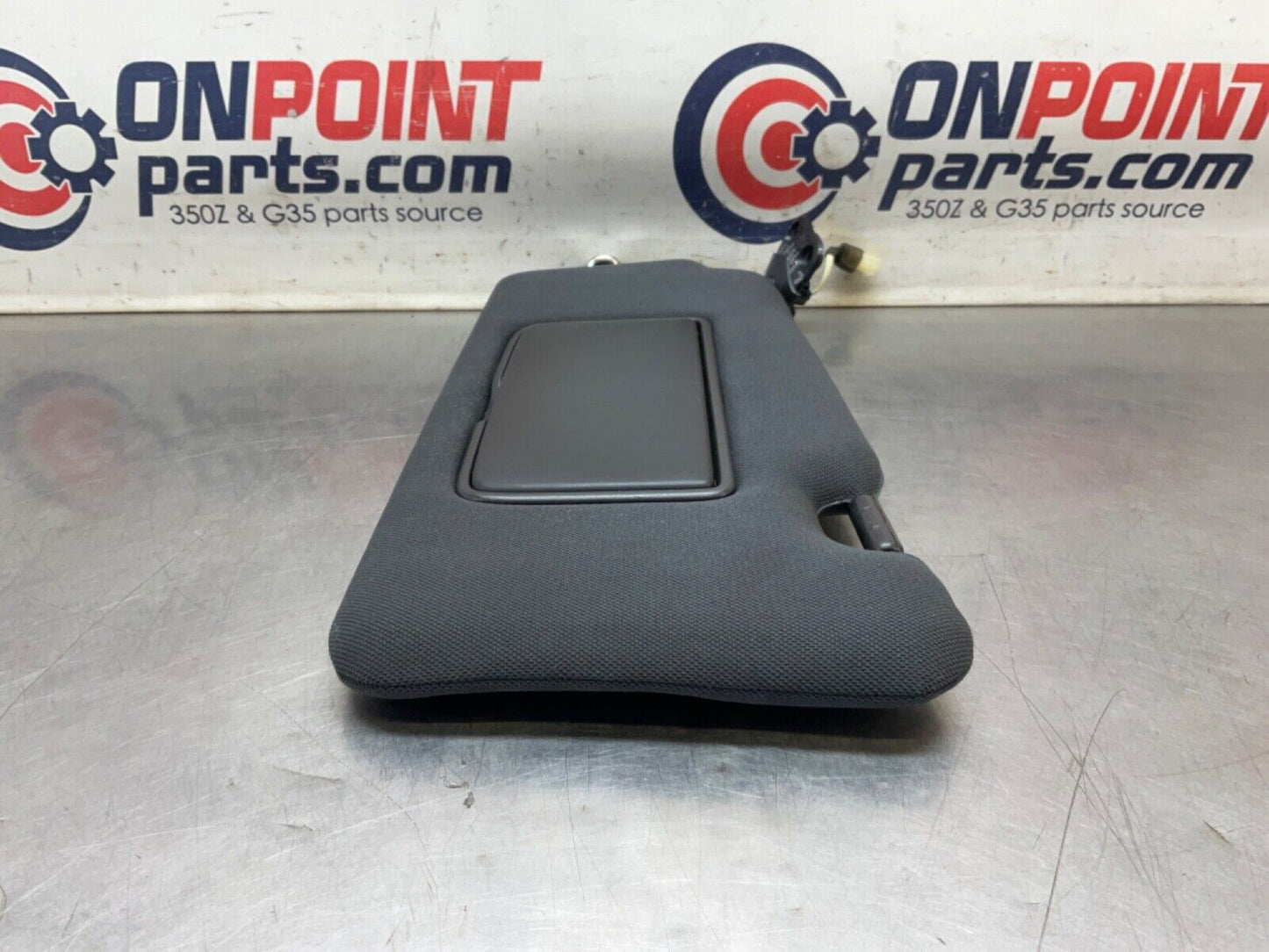 2014 Nissan Z34 370Z Driver Left SunVisor with Mirror  OEM 14BILEA - On Point Parts Inc