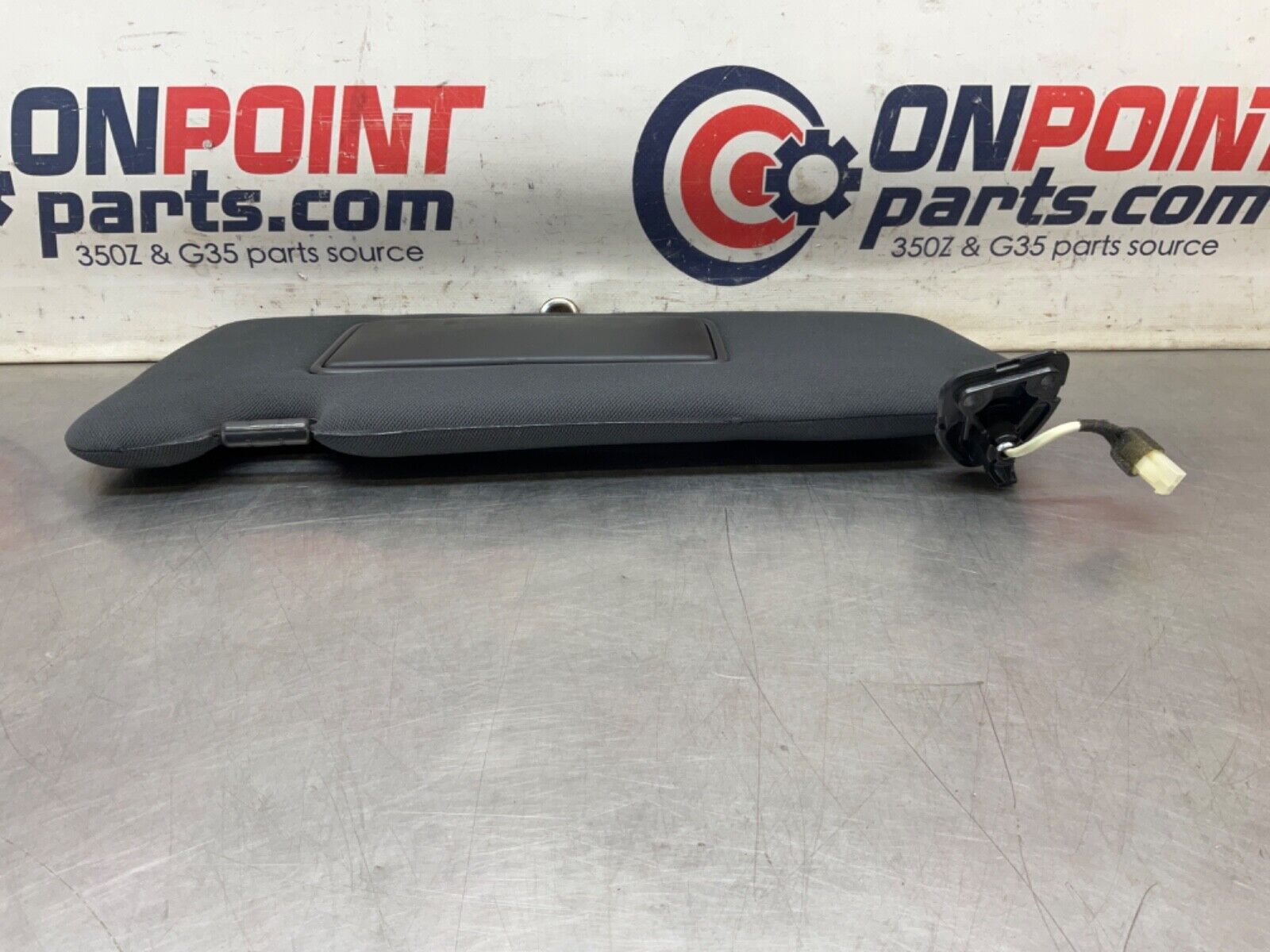 2014 Nissan Z34 370Z Driver Left SunVisor with Mirror  OEM 14BILEA - On Point Parts Inc