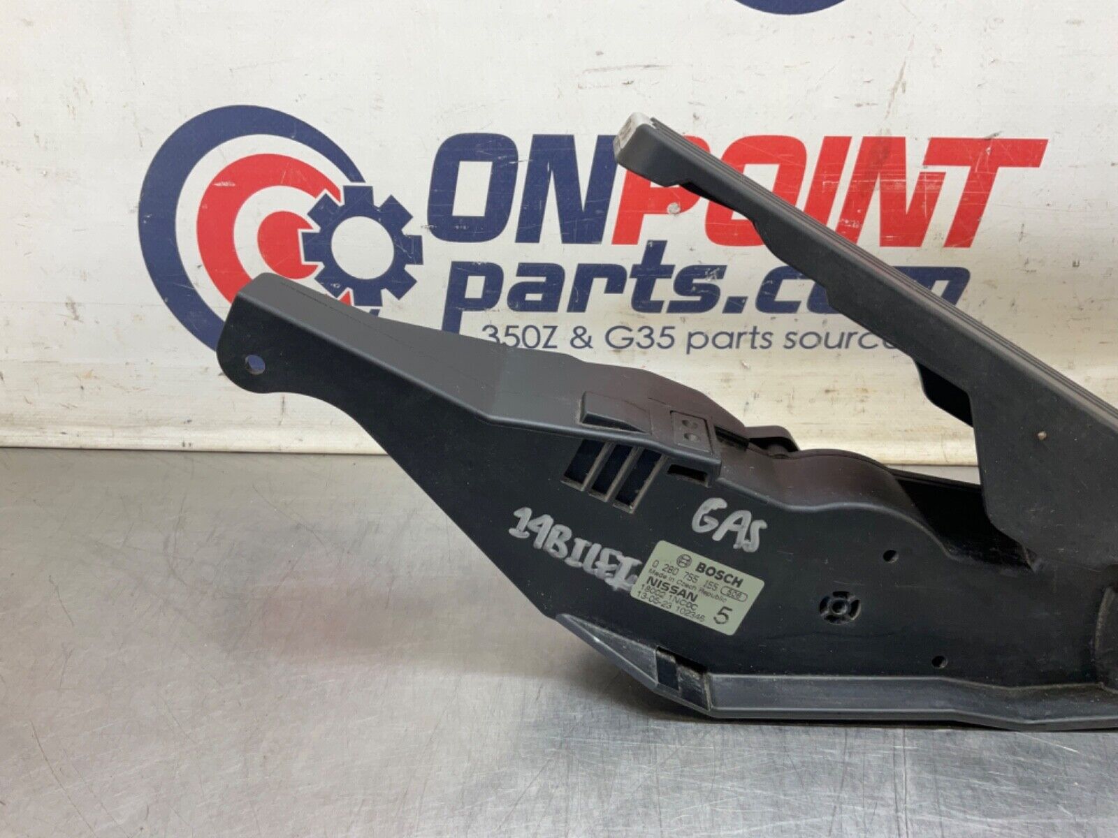 2014 Nissan Z34 370Z Manual Gas Accelerator Pedal OEM 14BILEI - On Point Parts Inc