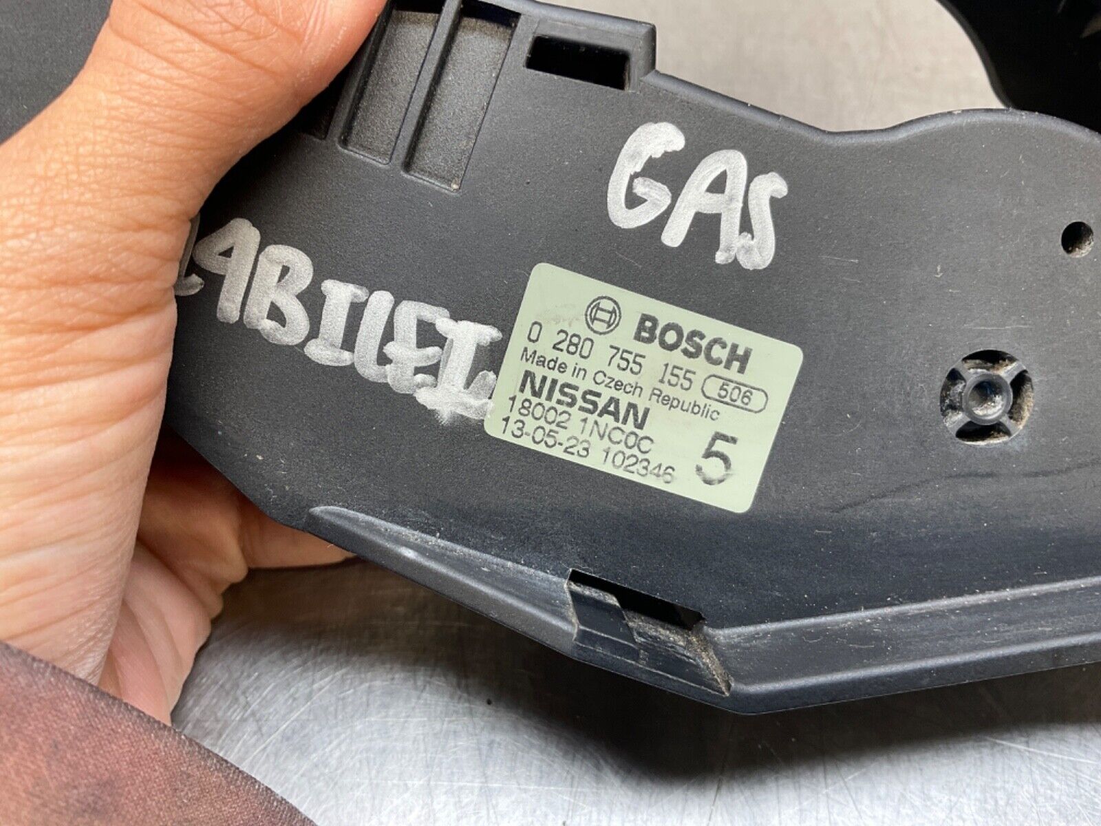 2014 Nissan Z34 370Z Manual Gas Accelerator Pedal OEM 14BILEI - On Point Parts Inc