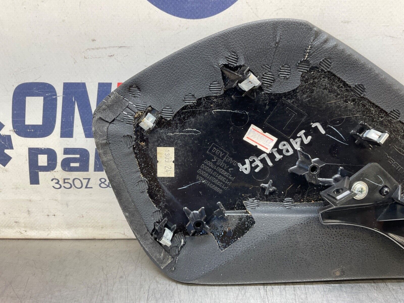 2014 Nissan Z34 370Z Driver Ceneter Console Padded Knee Kick Panel OEM 14BILEA - On Point Parts Inc