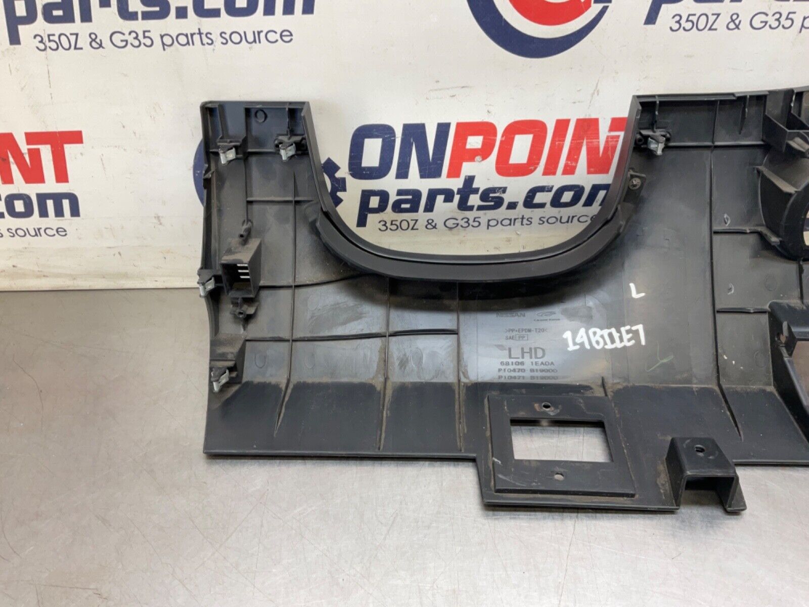 2014 Nissan Z34 370Z Driver Left Lower Steering Column Cover 68106 OEM 14BILE7 - On Point Parts Inc