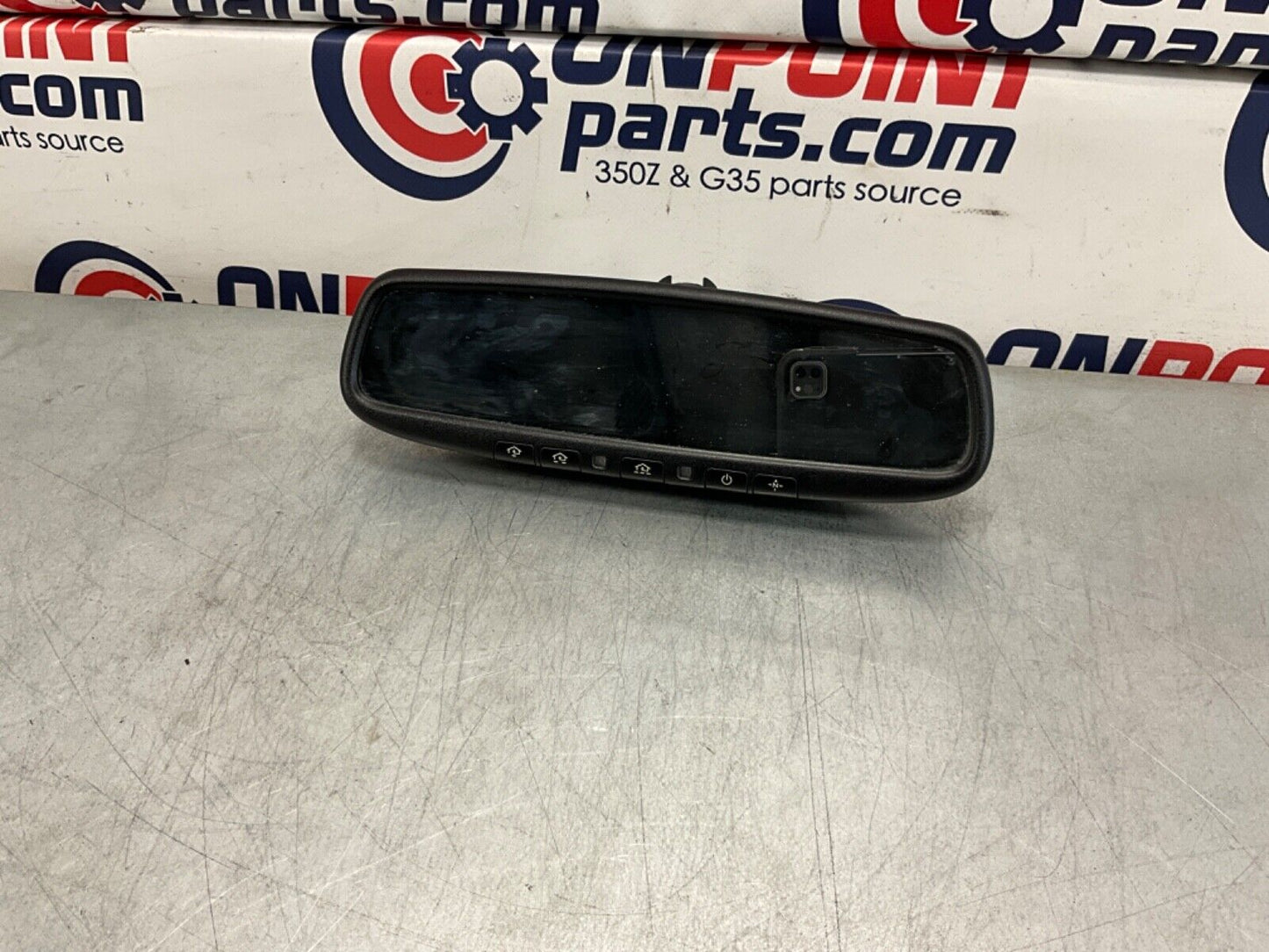 2014 Nissan Z34 370Z HomeLink Rear View Mirror Auto Dim OEM 14BILEI - On Point Parts Inc