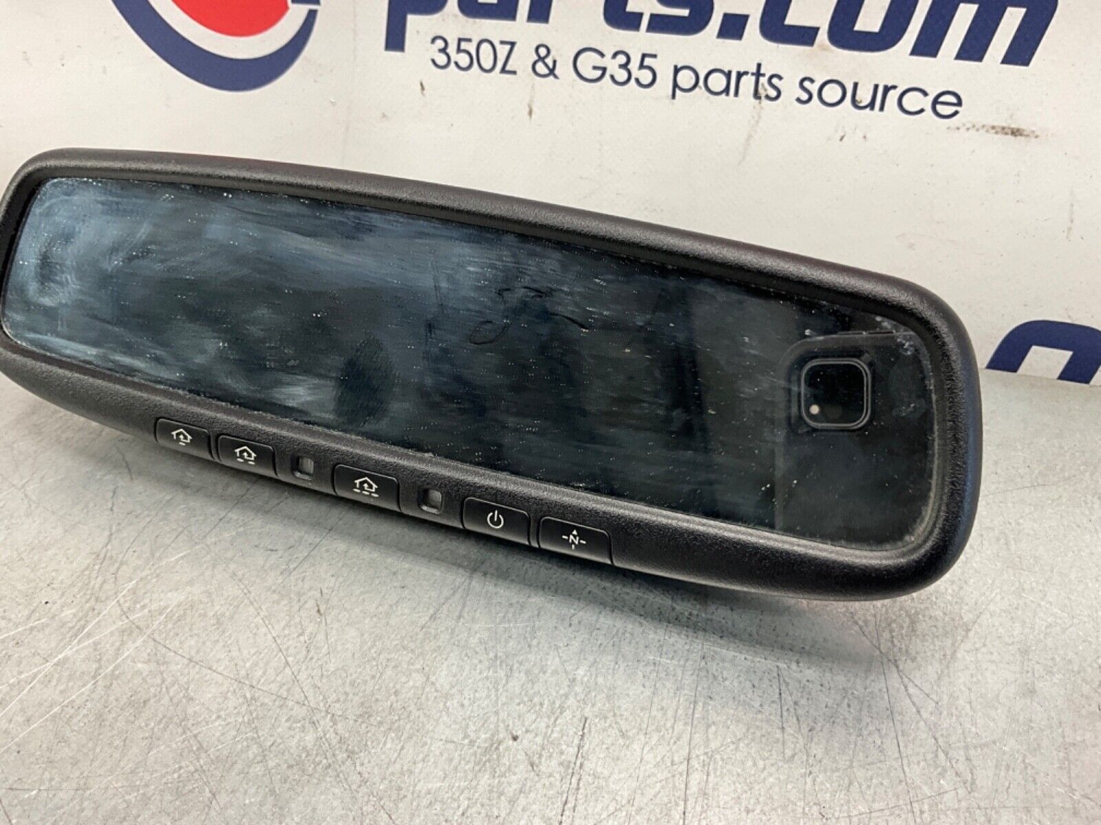 2014 Nissan Z34 370Z HomeLink Rear View Mirror Auto Dim OEM 14BILEI - On Point Parts Inc