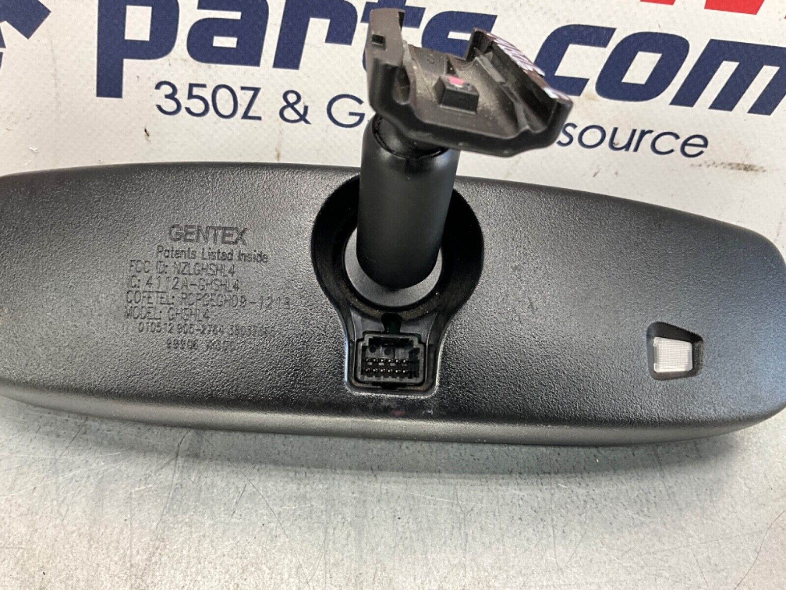 2014 Nissan Z34 370Z HomeLink Rear View Mirror Auto Dim OEM 14BILEI - On Point Parts Inc