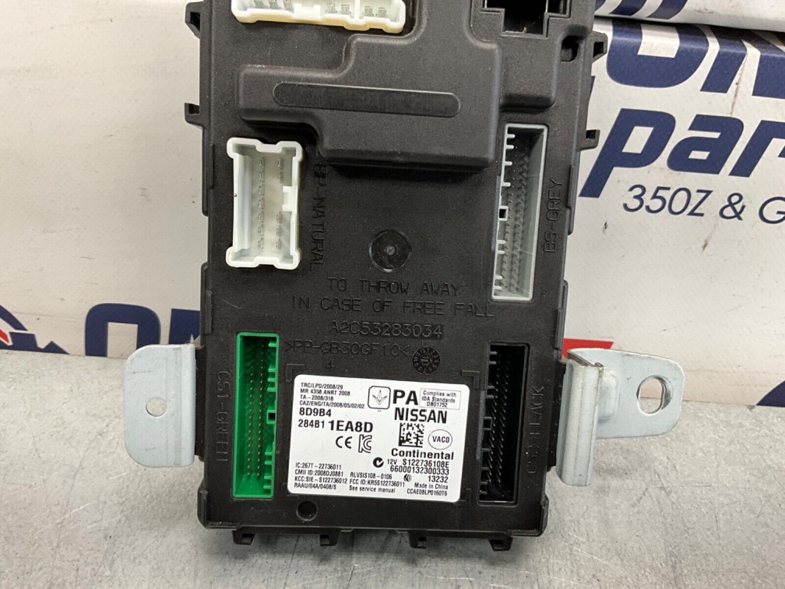 2014 Nissan Z34 370Z BCM Body Control Module 284B1-1EA8D OEM 14BILEC - On Point Parts Inc