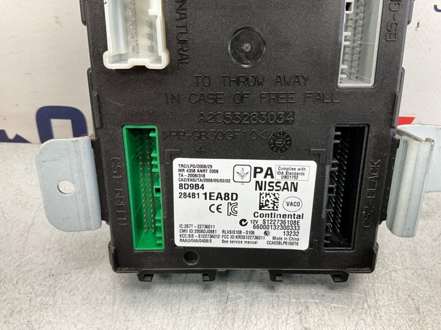 2014 Nissan Z34 370Z BCM Body Control Module 284B1-1EA8D OEM 14BILEC - On Point Parts Inc