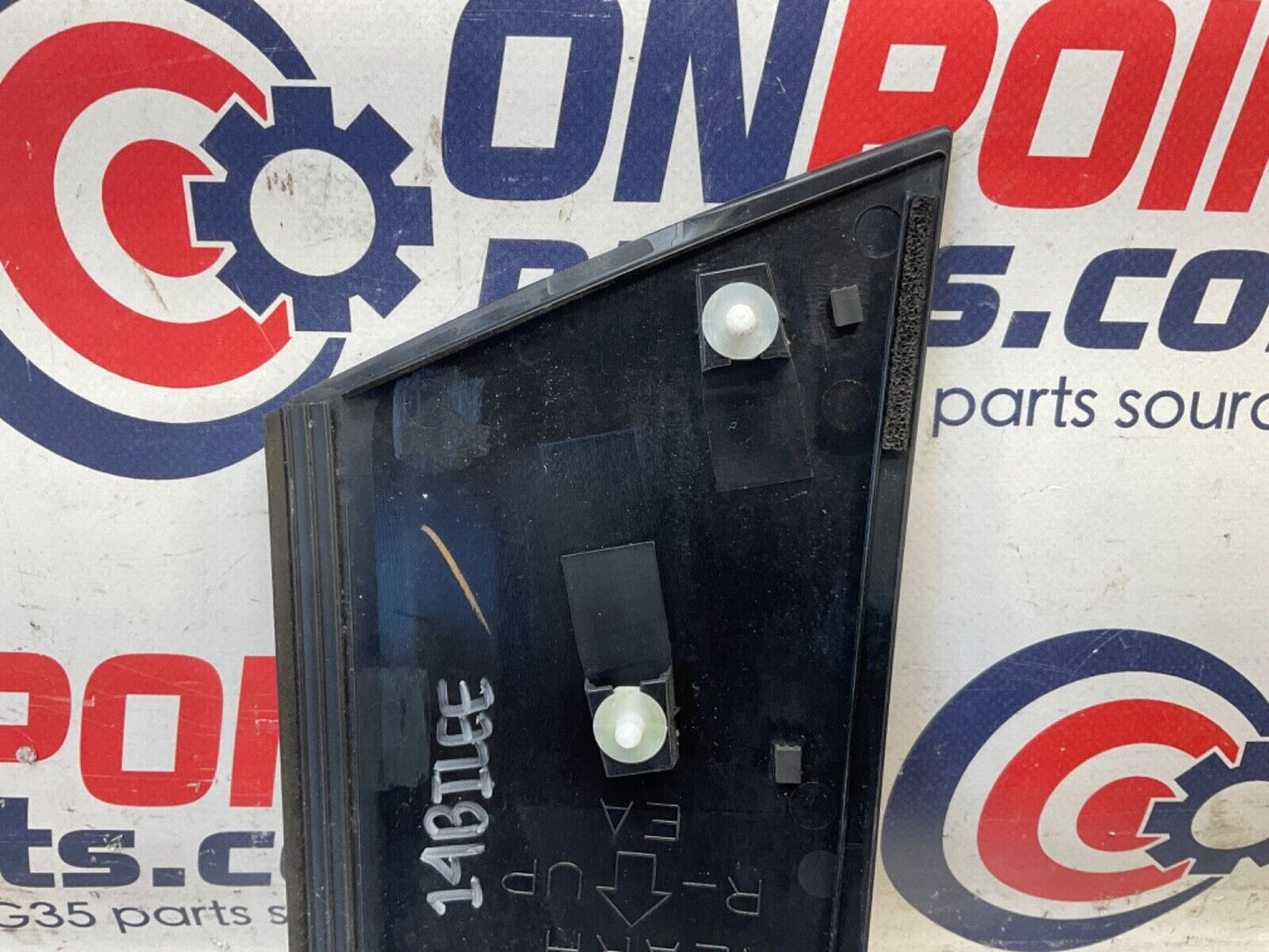 2014 Nissan Z34 370Z Passenger Right Exterior B Pillar Trim 76890 OEM 14BILEE - On Point Parts Inc