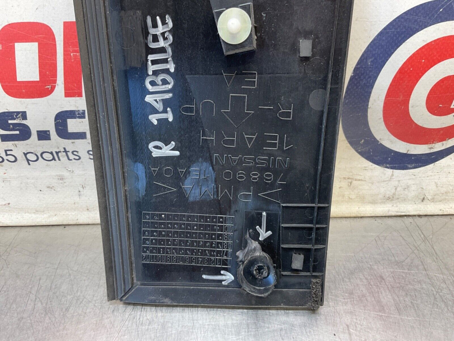 2014 Nissan Z34 370Z Passenger Right Exterior B Pillar Trim 76890 OEM 14BILEE - On Point Parts Inc